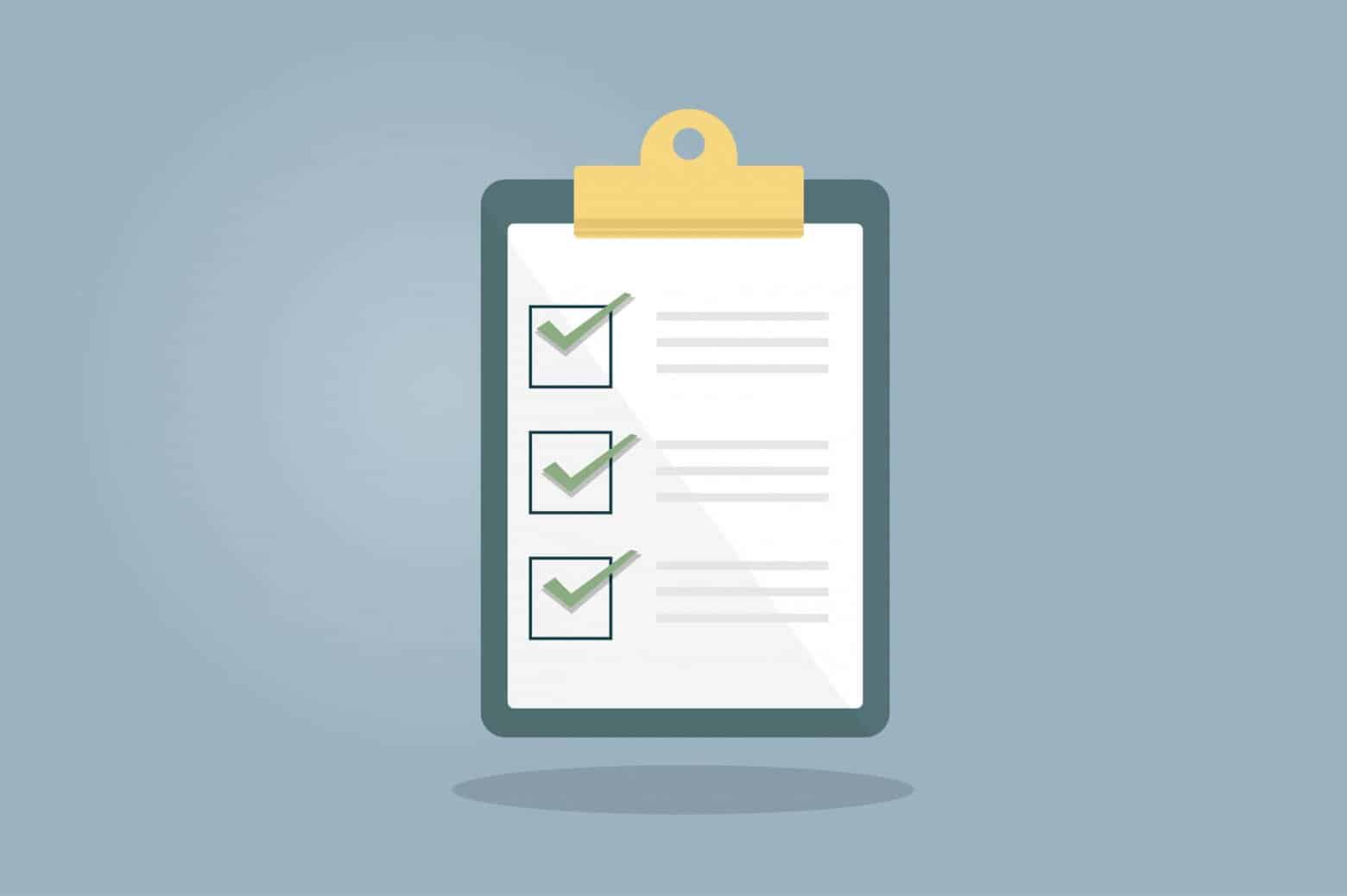 Checkliste Test wdi5