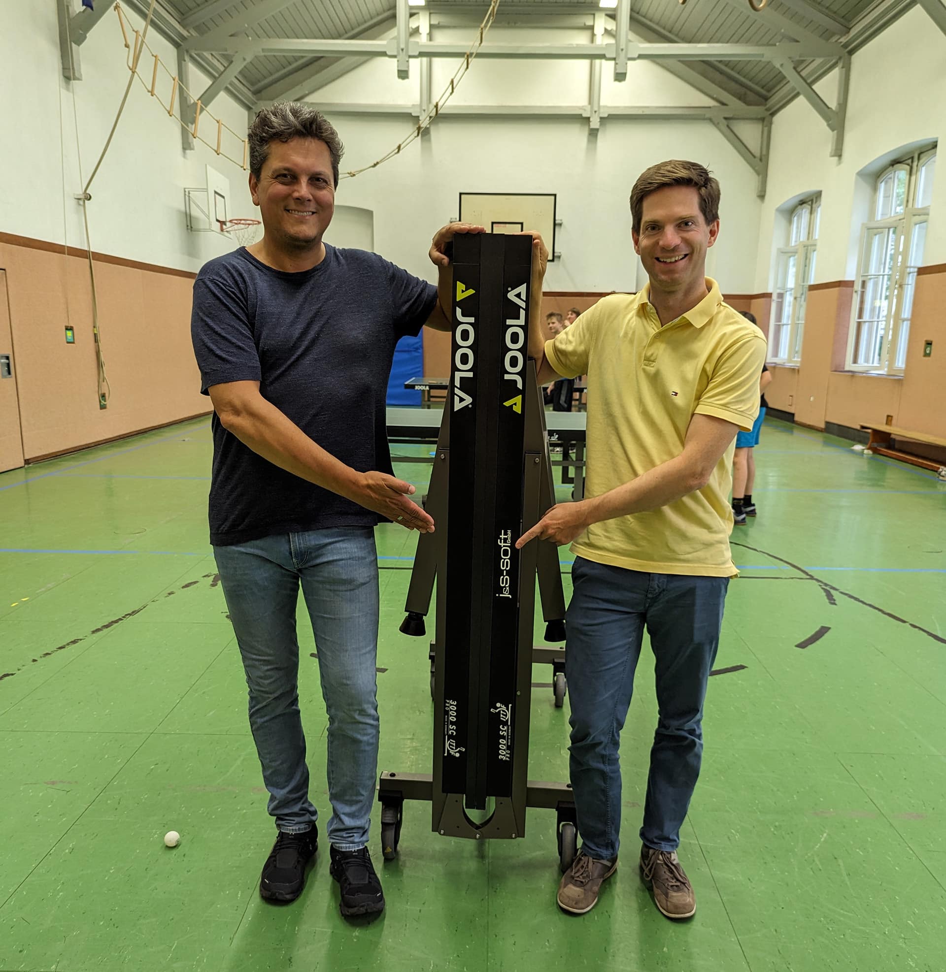 Unterstützung für Tischtennis-Kids